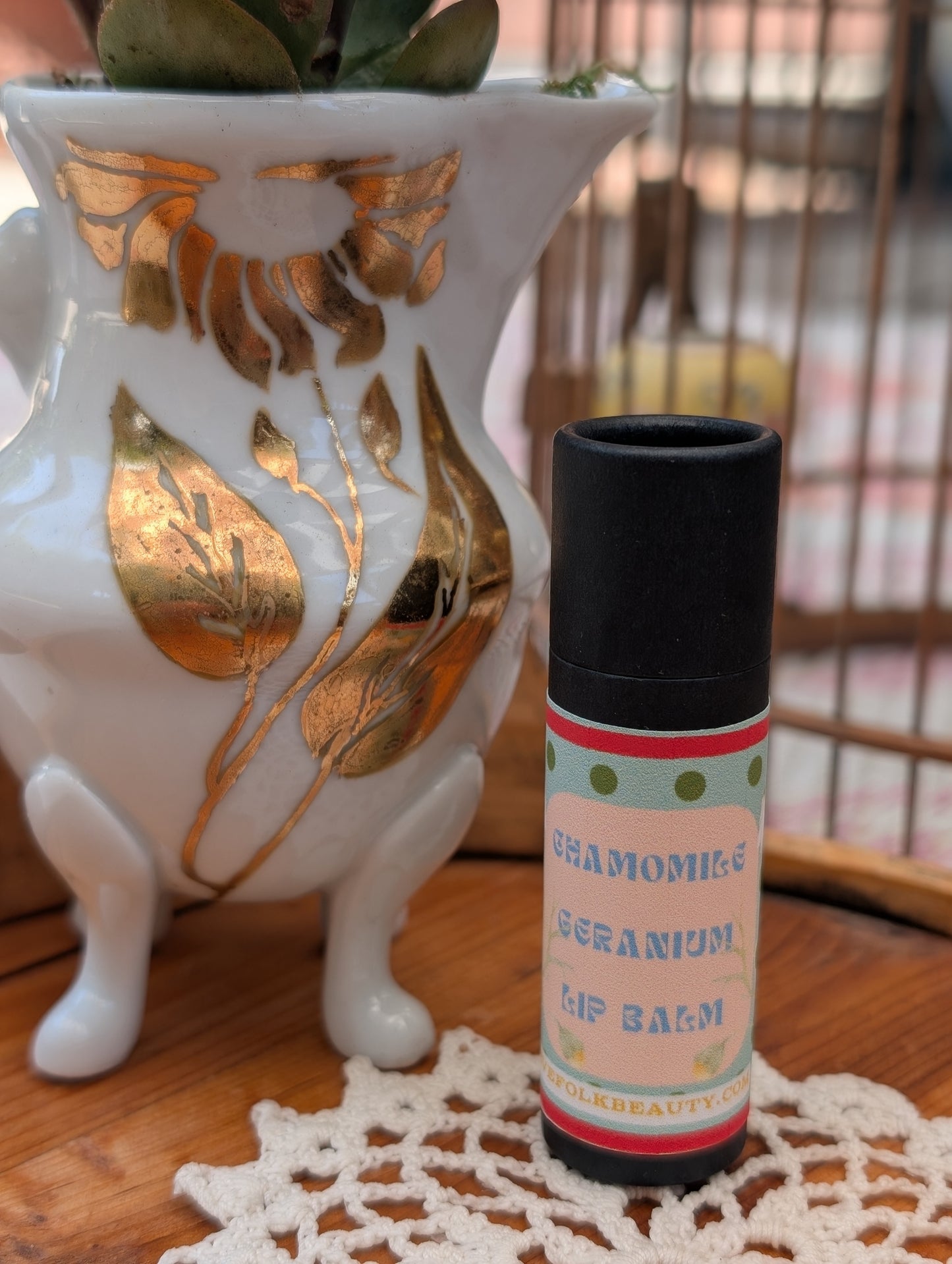 Chamomile + Geranium Botanical Lip Balm